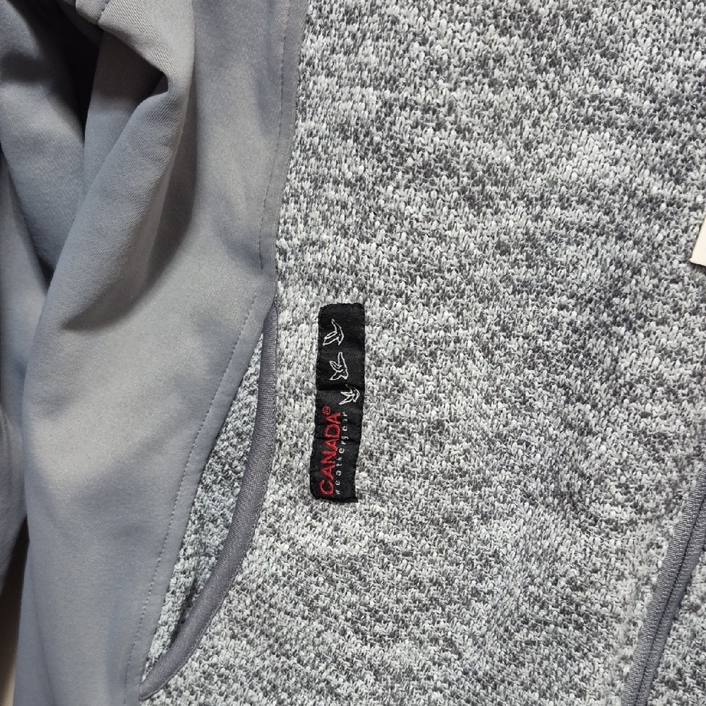 Canada Goose Gray Zip Up Sweater - Picture 5 of 5